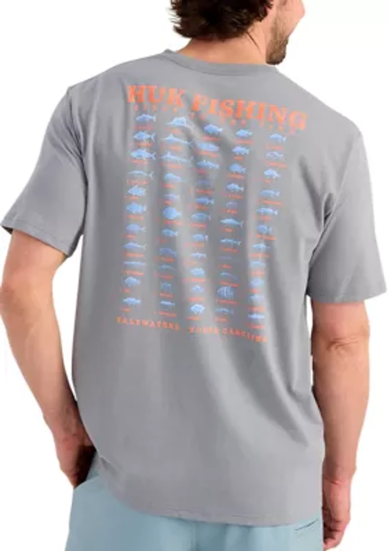 Men's Saltwater Fish Graphic T-Shirt