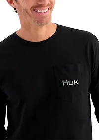 Men's KC Freshwater Icon Long Sleeve Pocket Graphic T-Shirt