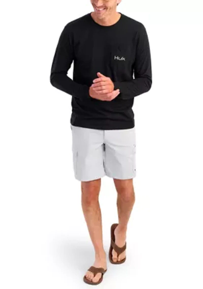 Men's KC Freshwater Icon Long Sleeve Pocket Graphic T-Shirt