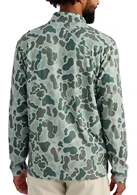 Men's Leeward Lightweight Fleece Printed 1/4 Zip