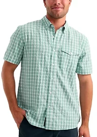 Men's Short Sleeve Chatham Plaid Shirt