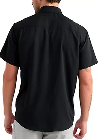 Men's Teaser Short Sleeve Woven Shirt
