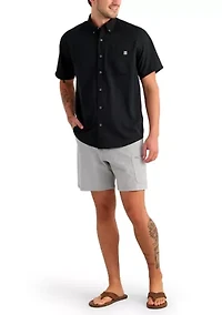 Men's Teaser Short Sleeve Woven Shirt