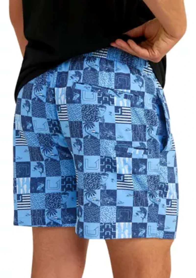 Pursuit Printed Volley Swim Trunks