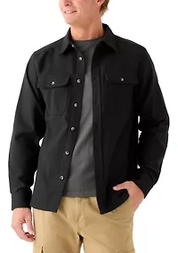 Men's Long Sleeve Brushed Flannel Shirt