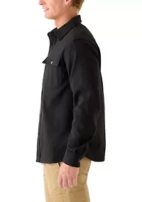 Men's Long Sleeve Brushed Flannel Shirt