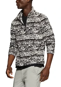 Men's Terrain Mock Neck 1/4 Zip Fleece Pullover