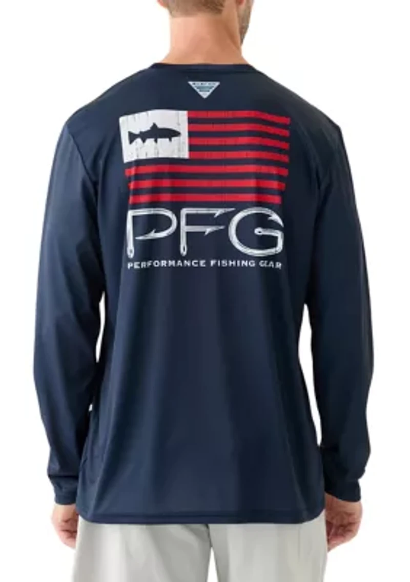 Terminal Tackle PFG™ Fish Star Long Sleeve Graphic Shirt