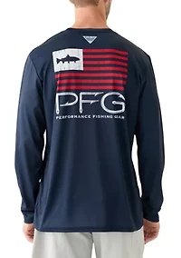 Terminal Tackle PFG™ Fish Star Long Sleeve Graphic Shirt