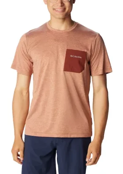 Hike Novelty Crew Neck Short Sleeve Pocket T-Shirt