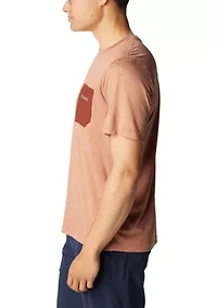 Hike Novelty Crew Neck Short Sleeve Pocket T-Shirt
