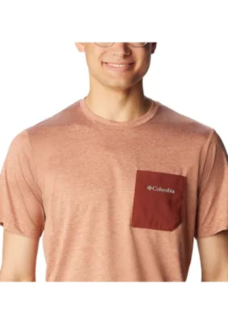 Hike Novelty Crew Neck Short Sleeve Pocket T-Shirt