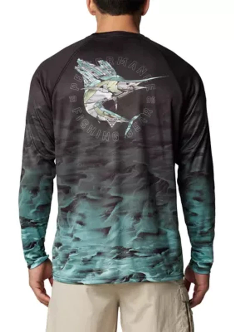 Super Terminal Tackle PFG™ Fish Flow Long Sleeve Graphic T-Shirt