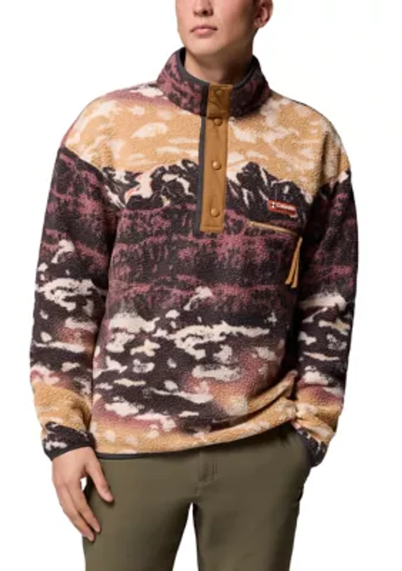 Helvetia™ II Printed Half Snap Fleece Pullover