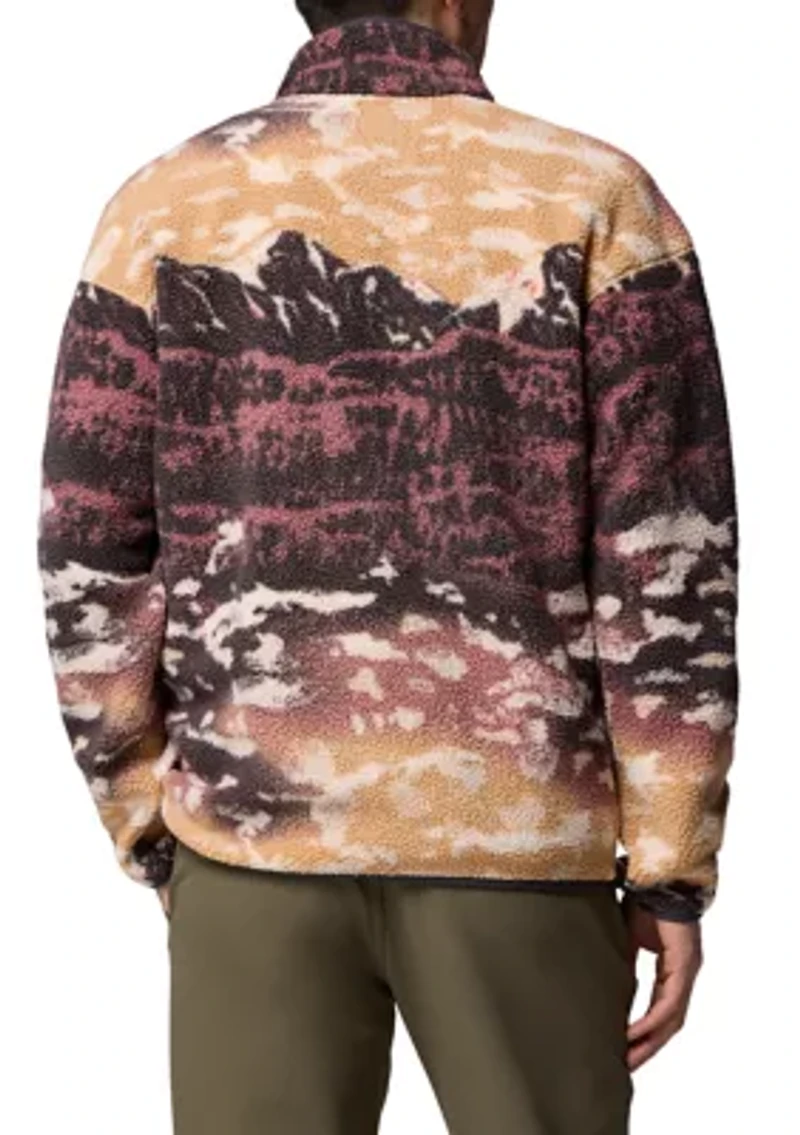 Helvetia™ II Printed Half Snap Fleece Pullover