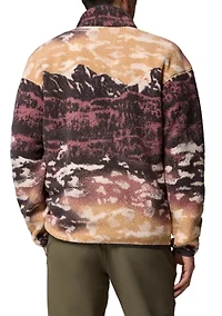 Helvetia™ II Printed Half Snap Fleece Pullover