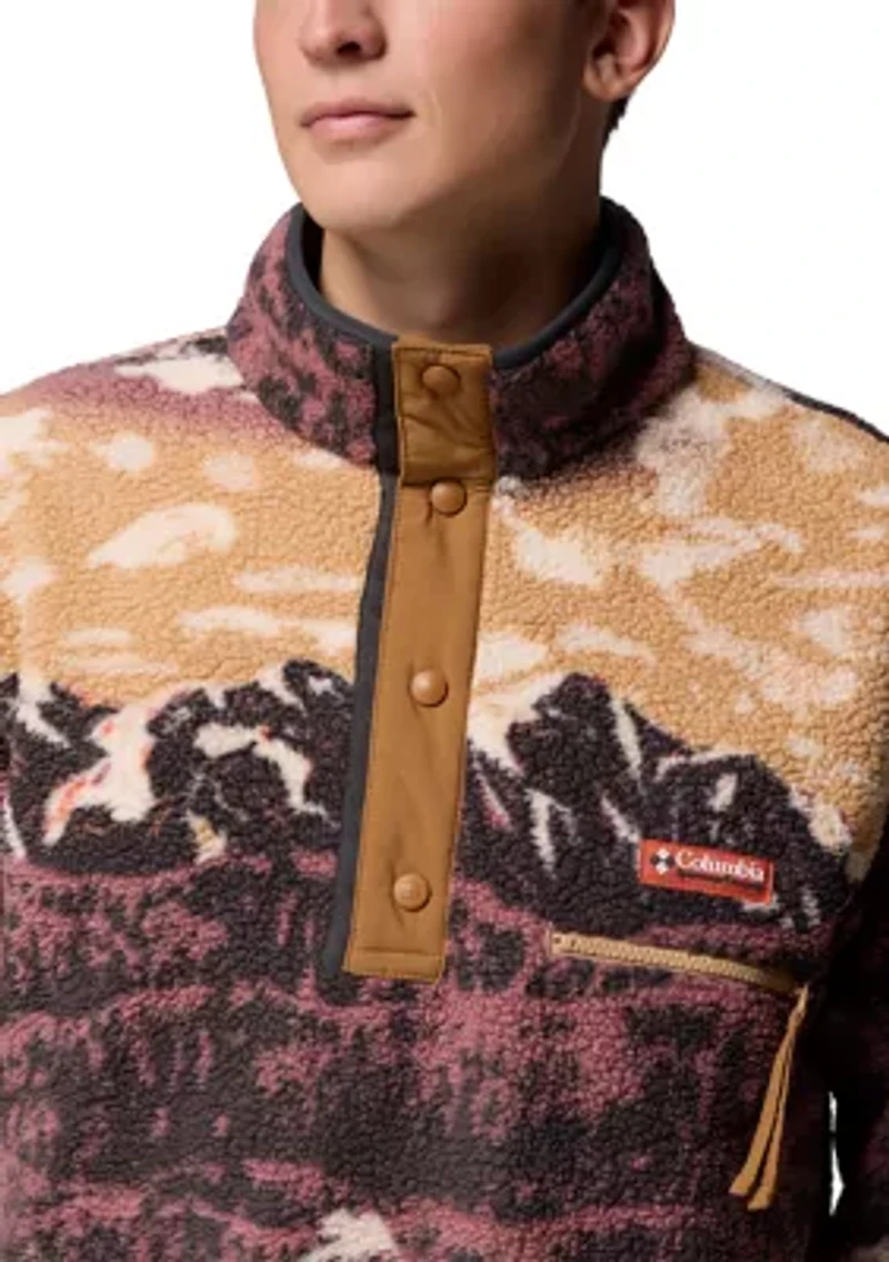 Helvetia™ II Printed Half Snap Fleece Pullover