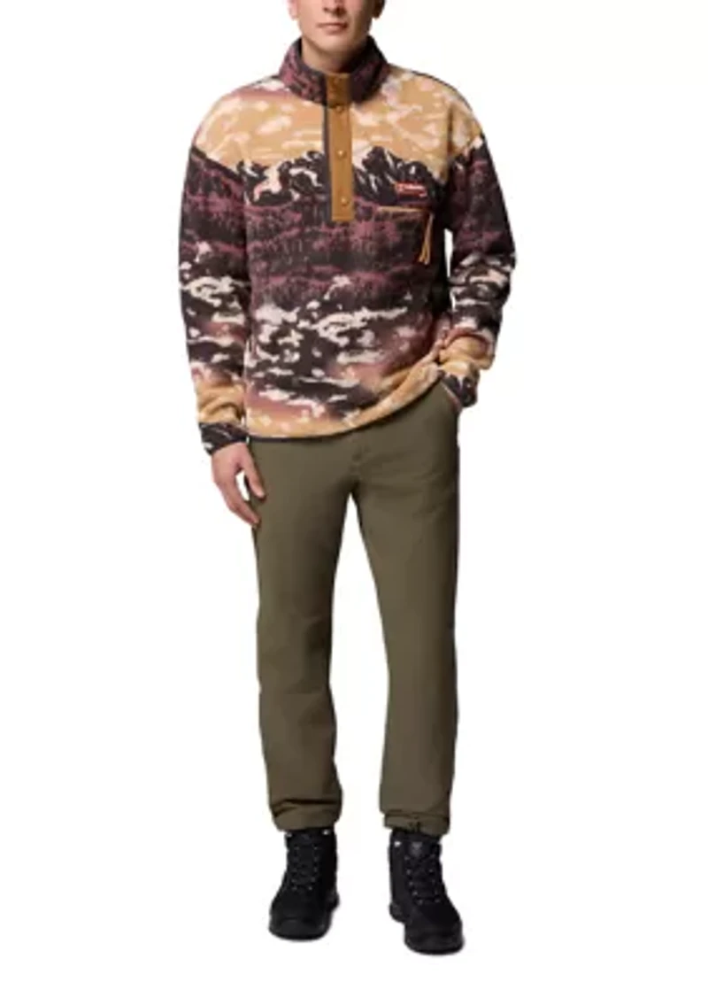 Helvetia™ II Printed Half Snap Fleece Pullover