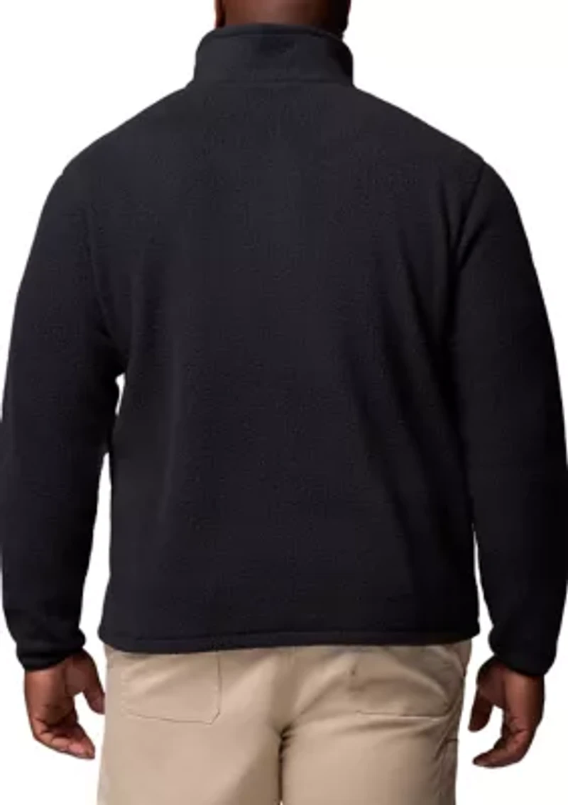 Big & Tall Jasper Ridge™ Pebbled Half Zip Fleece