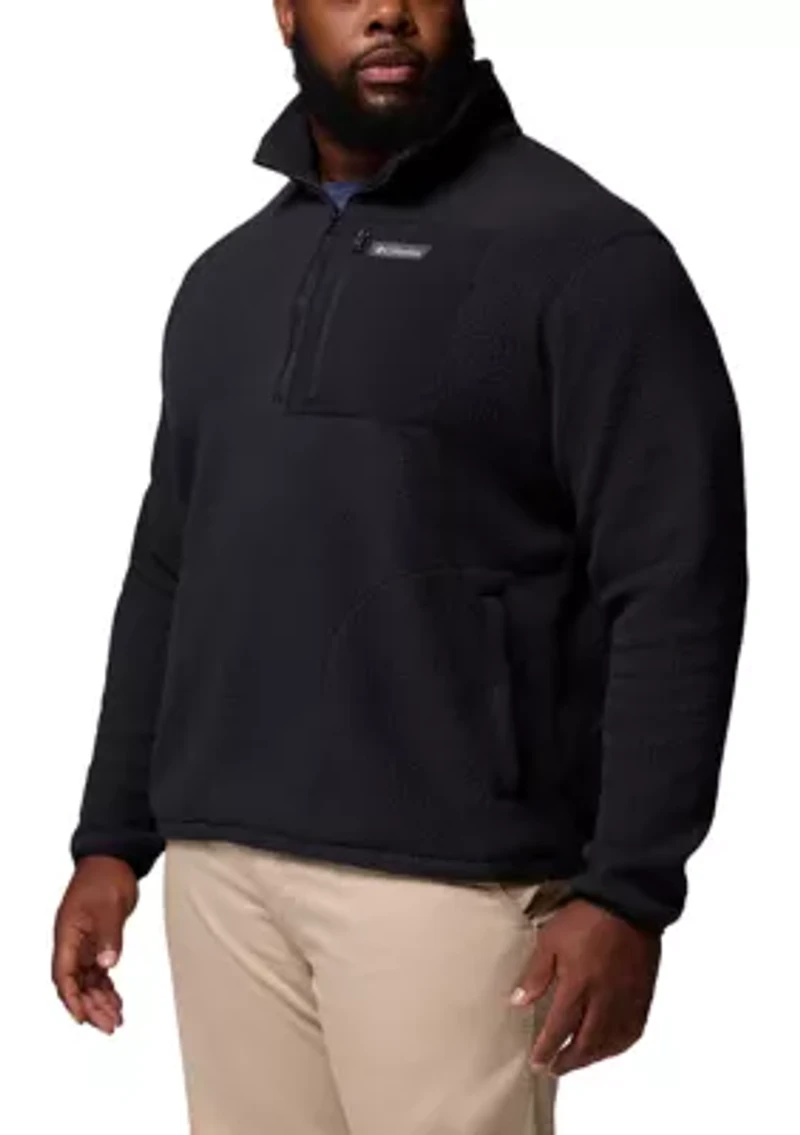 Big & Tall Jasper Ridge™ Pebbled Half Zip Fleece