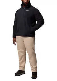 Big & Tall Jasper Ridge™ Pebbled Half Zip Fleece