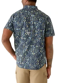Men's PFG Harbor Peak Printed Short Sleeve Shirt