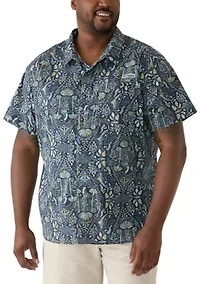 Big & Tall Harbor Peak™ Printed Short Sleeve Shirt