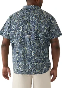 Big & Tall Harbor Peak™ Printed Short Sleeve Shirt