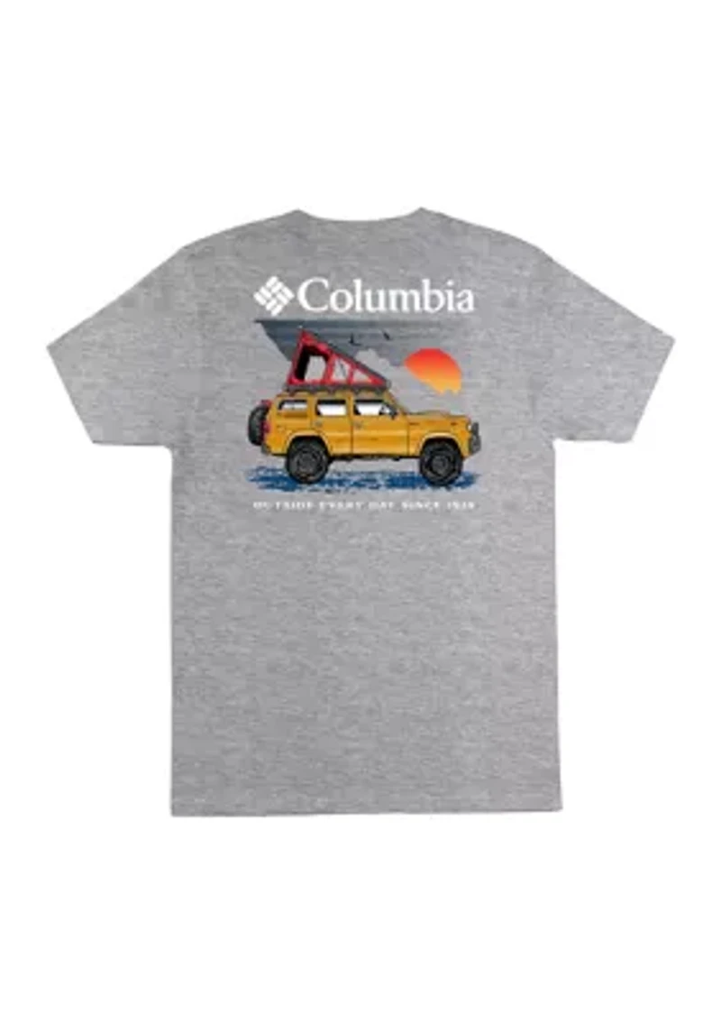 Men's Tall Short Sleeve Mounty Graphic T-Shirt