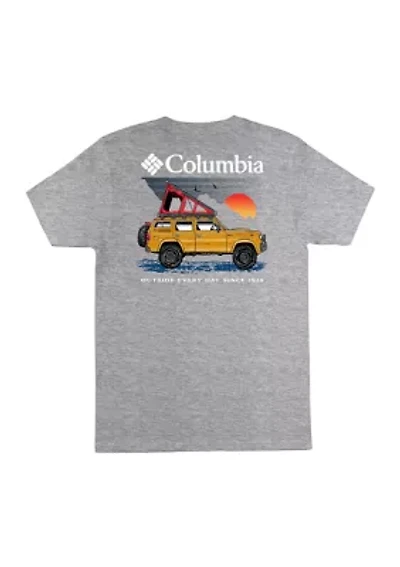 Men's Tall Short Sleeve Mounty Graphic T-Shirt