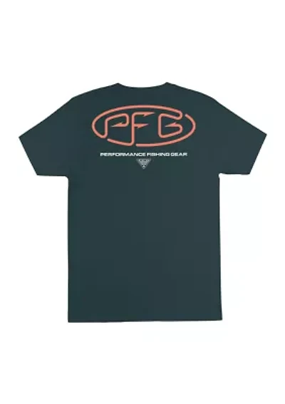 Short Sleeve Digifish Flag Graphic T-Shirt