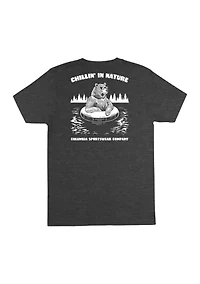 Short Sleeve Bear Tuber Graphic T-Shirt