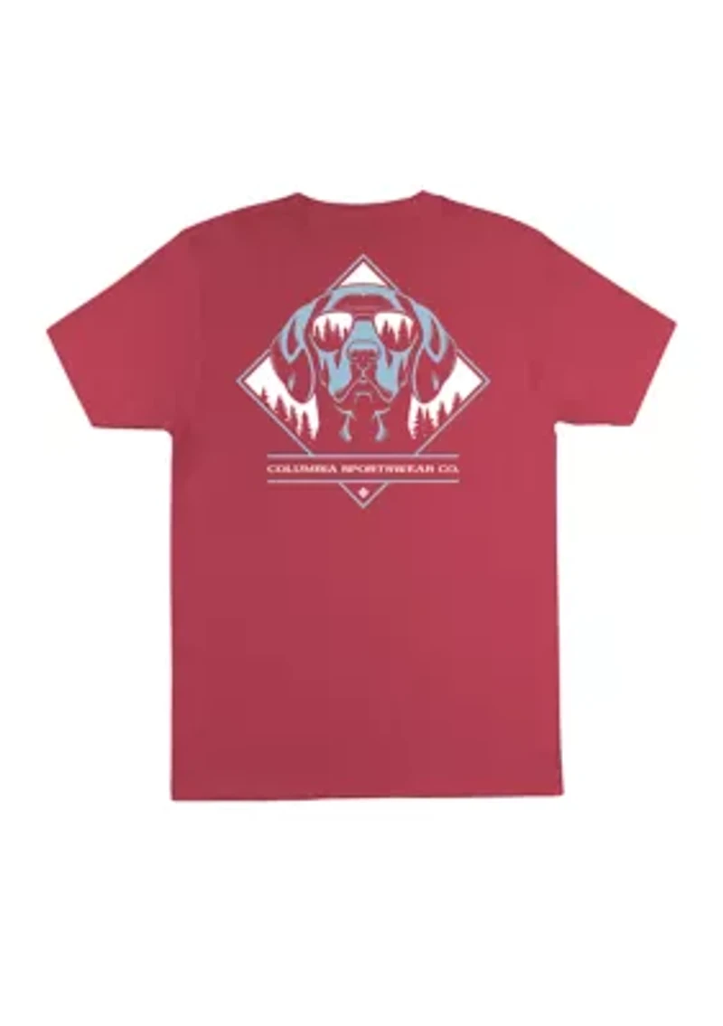 Big & Tall Short Sleeve Aviator Dog Graphic T-Shirt
