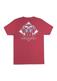 Men's Big Short Sleeve Aviator Graphic T-Shirt