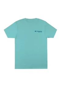 Short Sleeve Fish Long Live Free Graphic T-Shirt