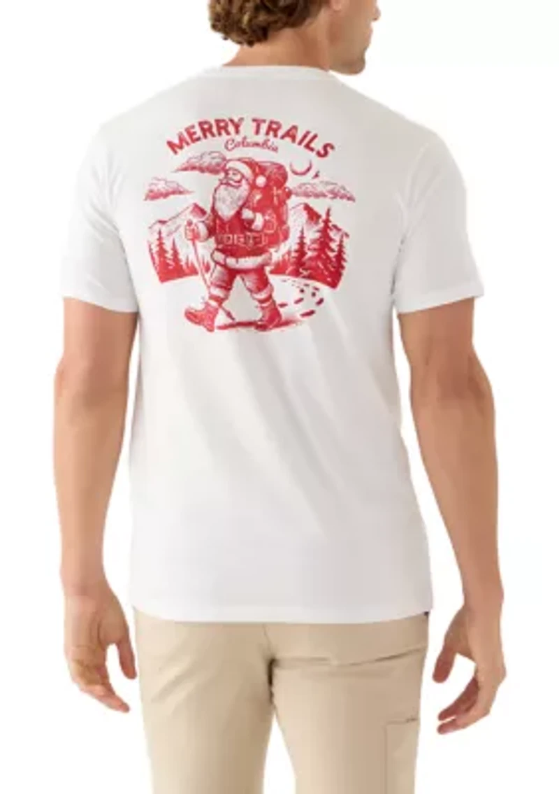 Short Sleeve Merry Trails Graphic T-Shirt