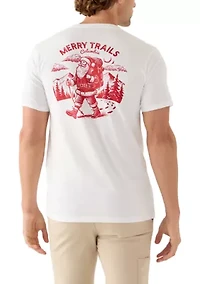 Short Sleeve Merry Trails Graphic T-Shirt