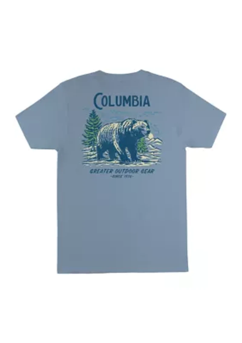 Men's Short Sleeve Bear Graphic T-Shirt