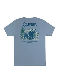 Men's Short Sleeve Bear Graphic T-Shirt