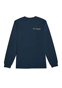 Men's Long Sleeve Border Graphic Sweatshirt