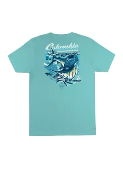 Men's Almond Sailfish Graphic T-Shirt