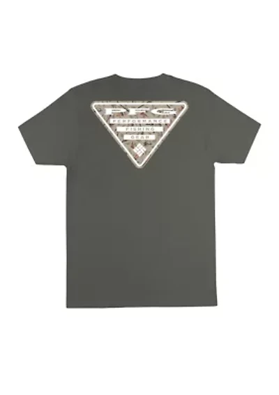 Men's PFG Logo Gone Fishing Graphic T-Shirt