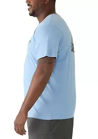 Big & Tall Short Sleeve Wish Fish Graphic Shirt