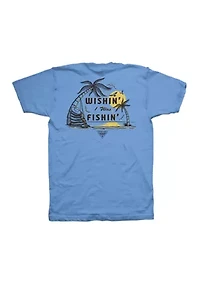 Men's Big PFG Wishfish Graphic T-Shirt