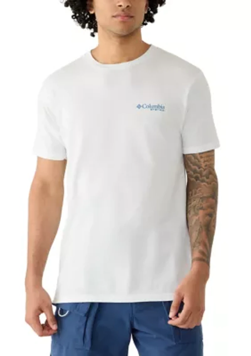 Men's Short Sleeve Americana Marlin Graphic Shirt