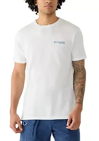 Men's Short Sleeve Americana Marlin Graphic Shirt