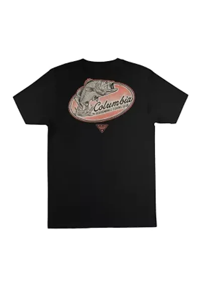 Boys Short Sleeve Graphic Bass Shirt