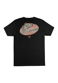 Boys Short Sleeve Graphic Bass Shirt
