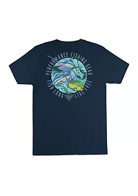 Men's Short Sleeve Fish Graphic Shirt