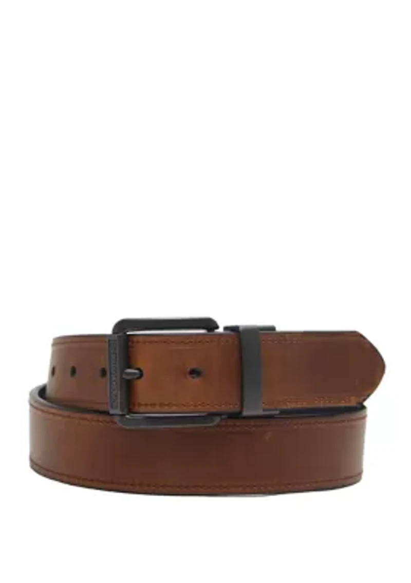 Leather Reversible Casual Belt